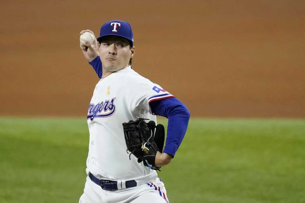 【画像・写真】レンジャーズ有原が先発復帰　11日のブルージェイズ戦に8月28日以来の先発