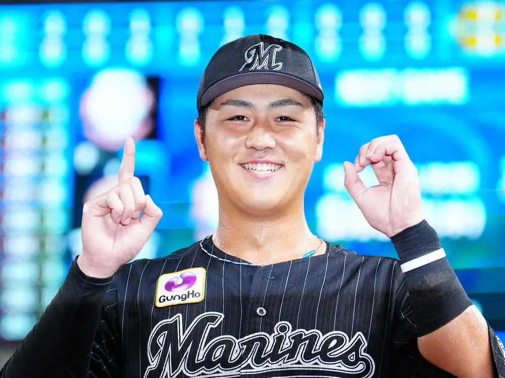 【画像・写真】ロッテ・山口　4年目で初2桁本塁打「将来は山川さんみたいな打者に」憧れの大砲の前で会心3ラン