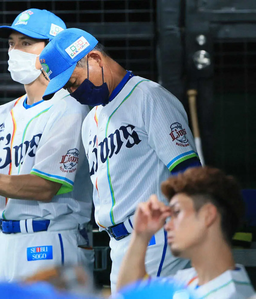 【画像・写真】西武　完敗でロッテ戦負け越し決定　辻監督「試練です」外崎抹消、今井復帰めど立たず