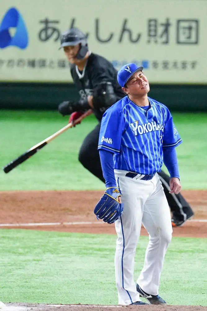 【画像・写真】DeNA・浜口「結果が全て」自己最悪11失点でKO　三浦政権最悪18失点＆被安打23