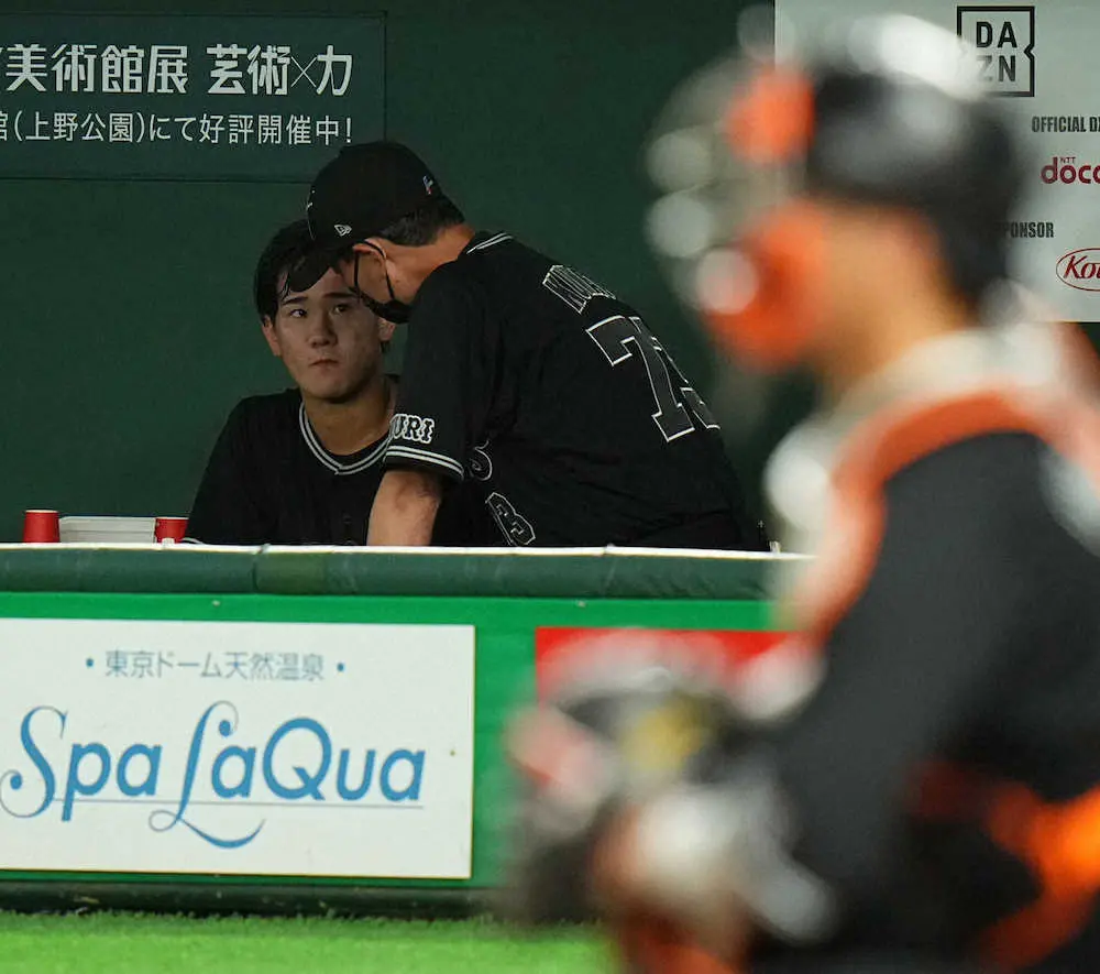【画像・写真】巨人・井上　3度目先発も初勝利ならず　3回まで無安打投球、4回に1失点で降板　鍵谷打たれて4失点