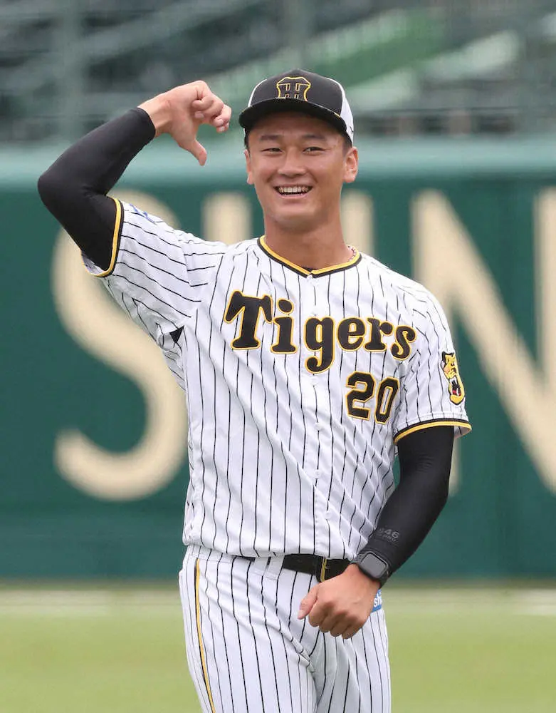 【画像・写真】阪神・森木　ハマキラー藤浪＆将から対策伝授!プロ初勝利で矢野監督に恩返し誓う　10日先発DeNA戦