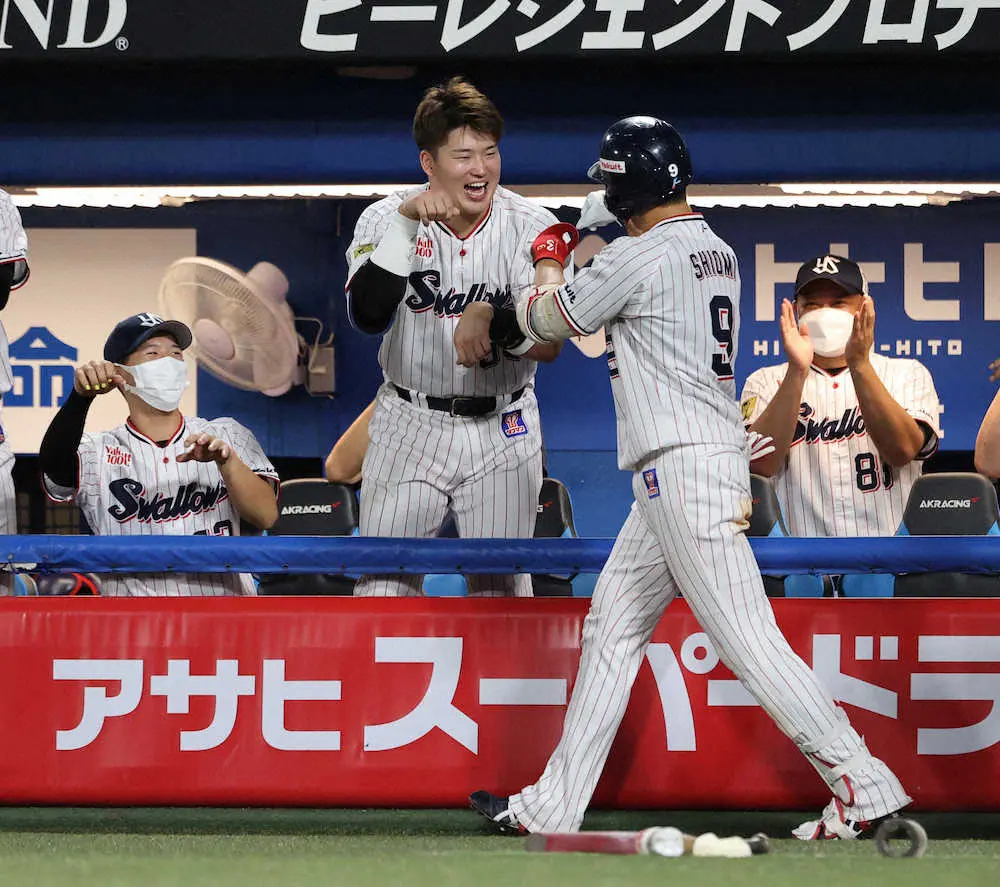 【画像・写真】ヤクルト“村神様”だけじゃない！　塩見同点弾＆長岡V2ランで逆転勝利　優勝マジック点灯はお預け