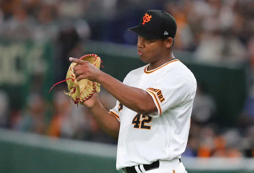 【画像・写真】巨人メルセデス　98日ぶり白星ならず　6回途中2失点、区切りの来日30勝目を前に10戦足踏み
