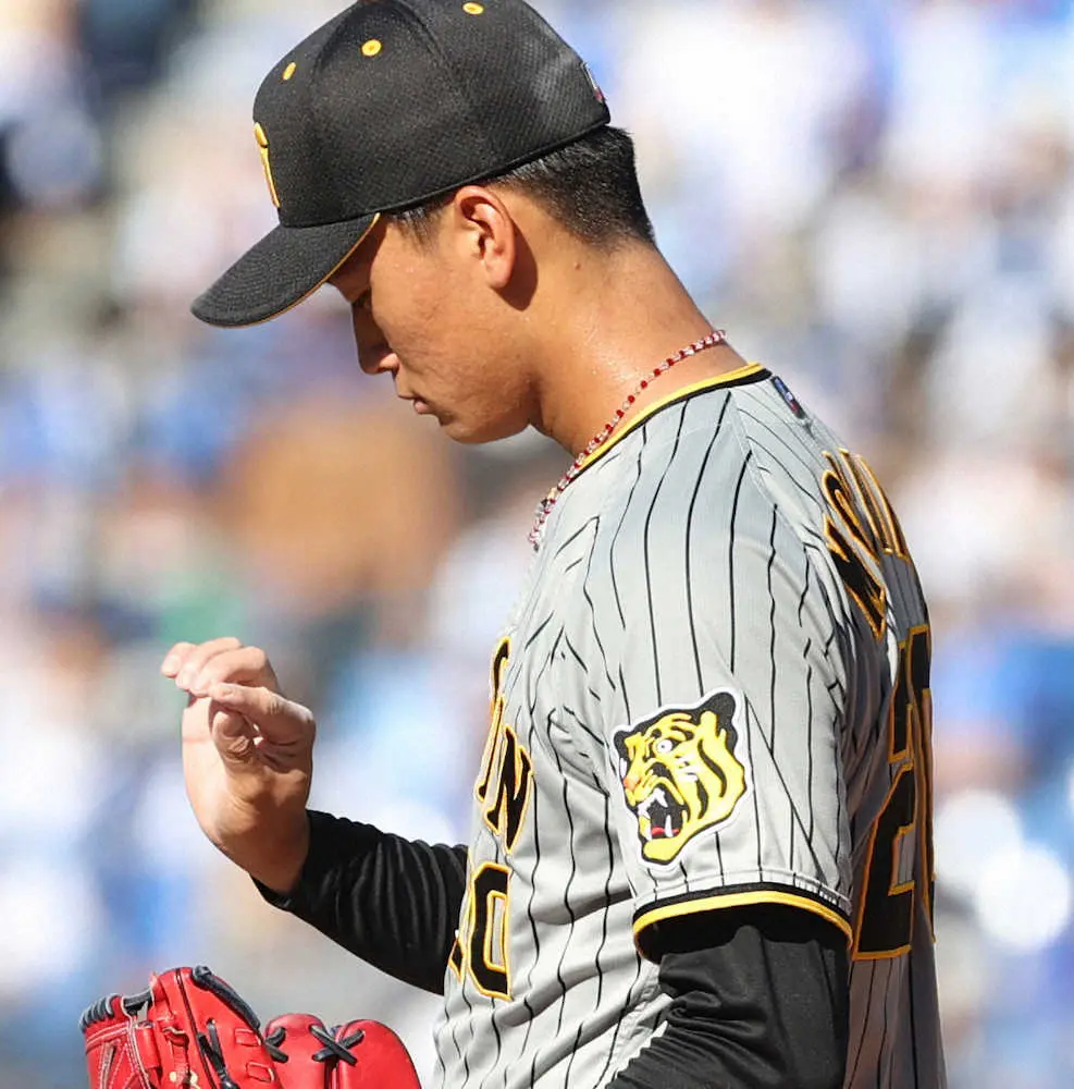 【画像・写真】阪神・森木に打線の援護なし…登板時いまだに味方の得点ゼロ　2回満塁で“ジエンゴ”狙うも遊ゴロ