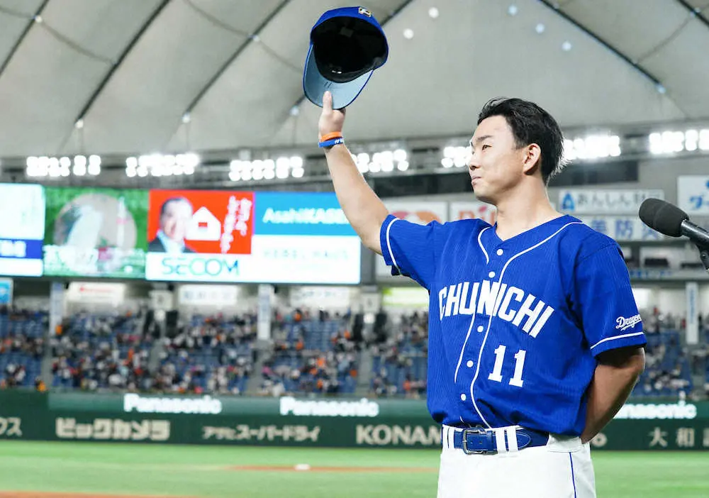 【画像・写真】中日・小笠原　126球力投8勝目「大野さんが凄いピッチングしたので、つられていいかたちで投げられた」