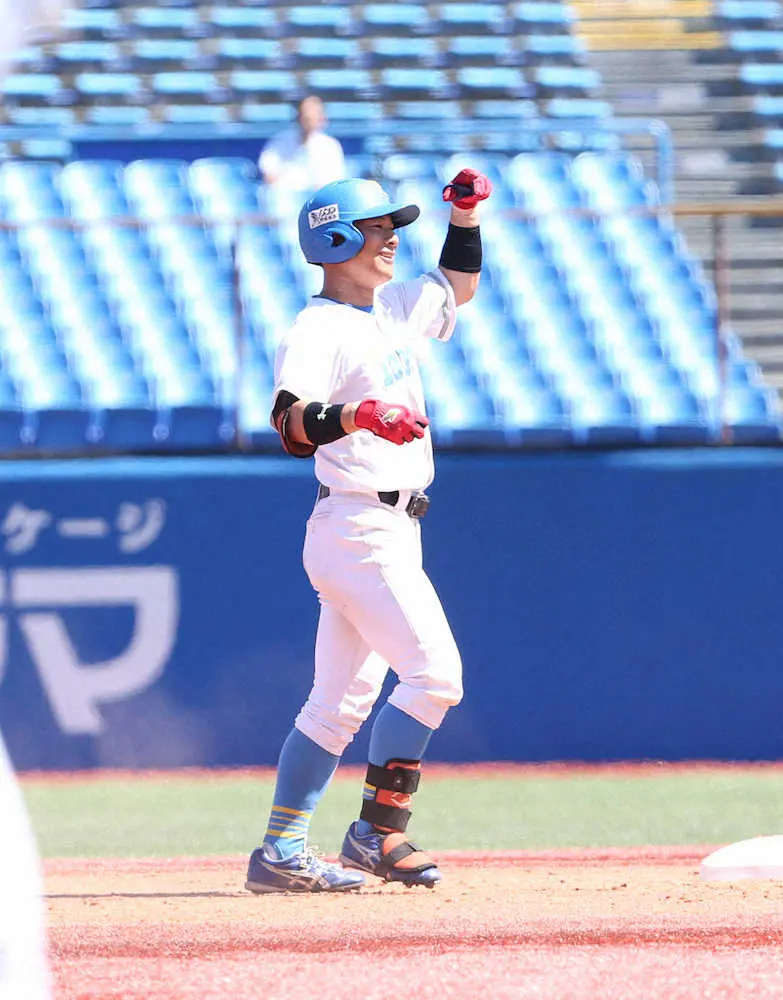 【画像・写真】東大　春覇者の明大に開幕戦ドロー、井沢が6回1/3を3失点　阿久津は適時二塁打