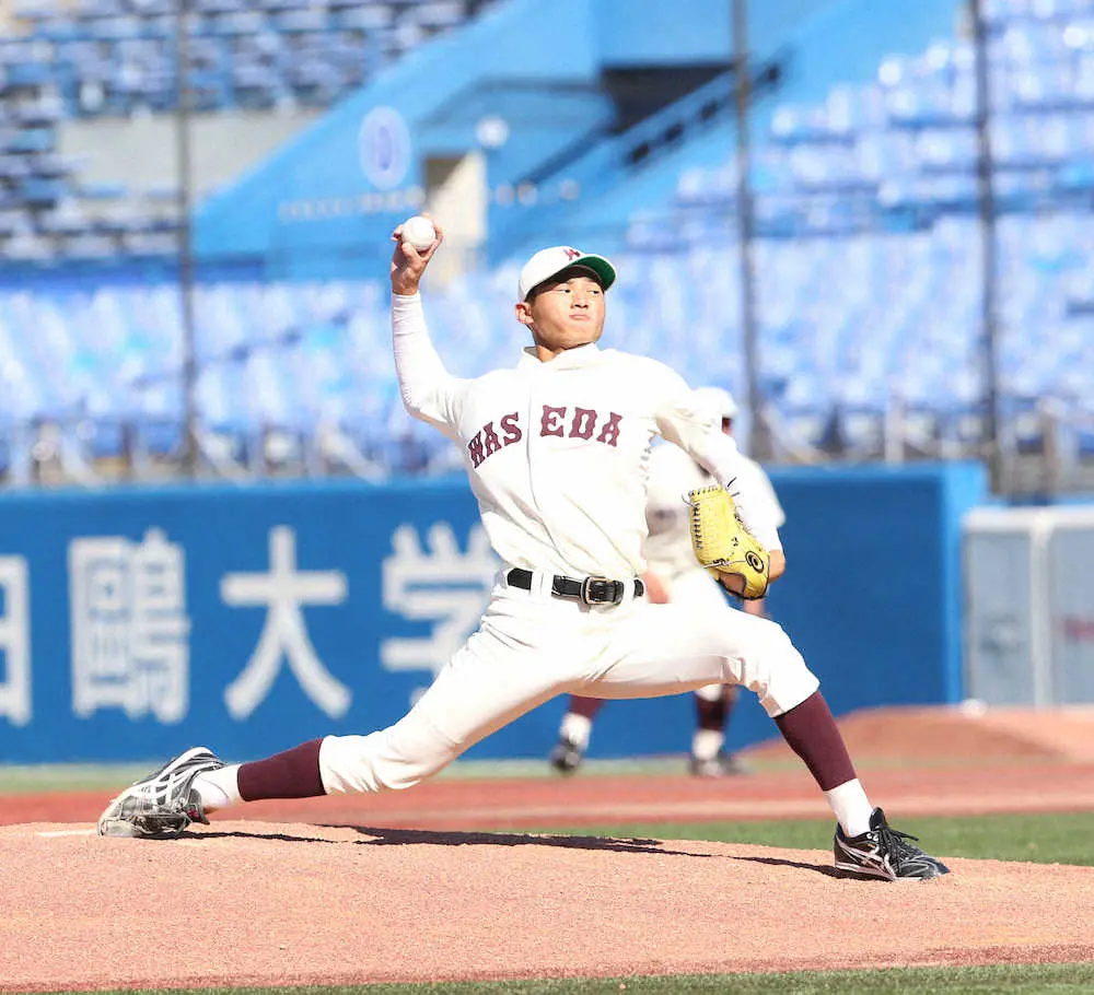 【画像・写真】早大　7日他界の応武氏にささげる完勝、小宮山監督「完璧な試合ができてホッとしている」