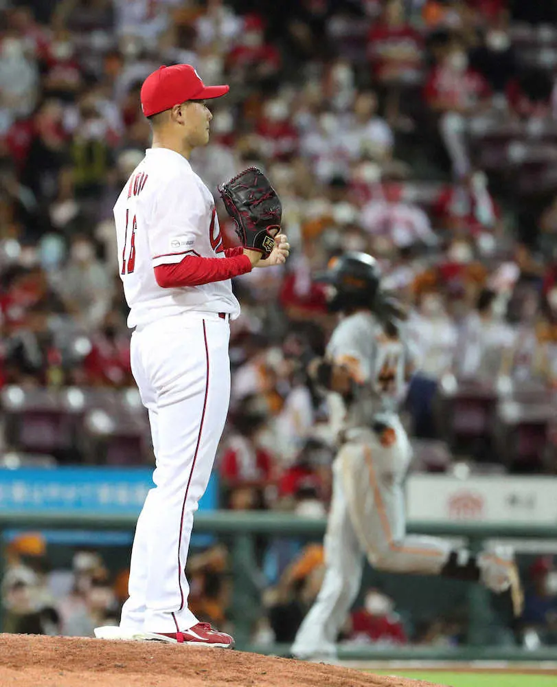 【画像・写真】広島・森　先発初星から中3日の救援登板で1回1失点　今後もブルペン待機が有力