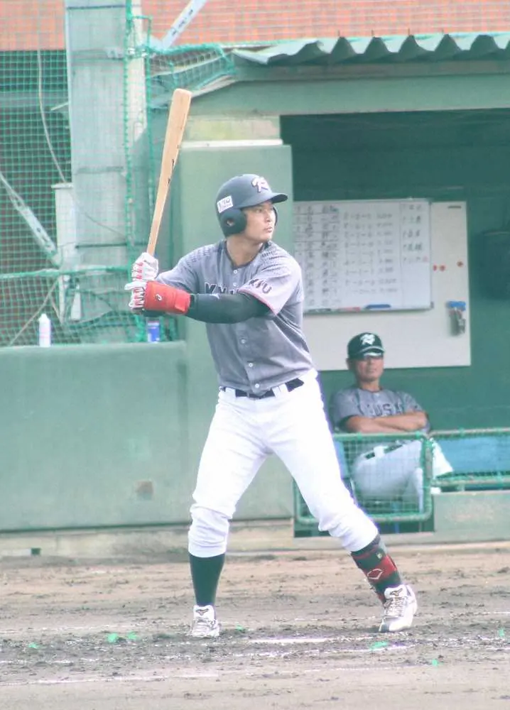 【画像・写真】九産大3連勝　プロ志望の3番・野口が2安打3打点「一戦必勝で勝って全国大会で終わりたい」