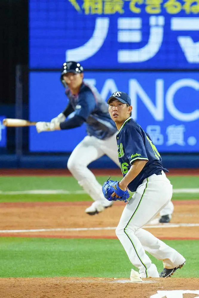 【画像・写真】ヤクルト原樹理が4回5失点で降板　3回まで無失点も4回に一挙5失点　山田先制弾も逆転許す