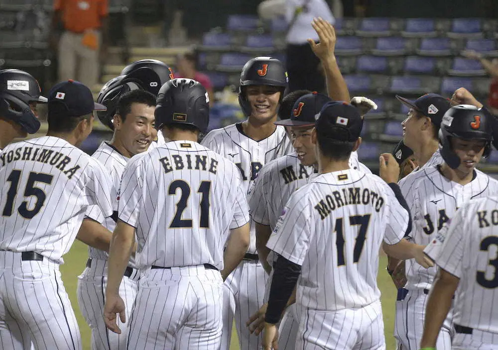 【画像・写真】U18侍・内海サヨナラ犠飛で守護神・山田救った！一丸で開幕3連勝