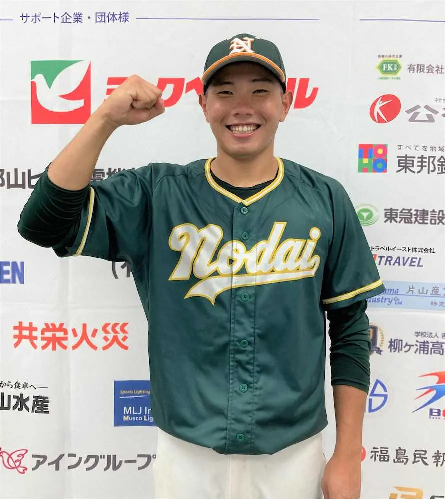 【画像・写真】東農大・鶴田克樹が2部リーグ戦初完封　今秋初勝利に貢献
