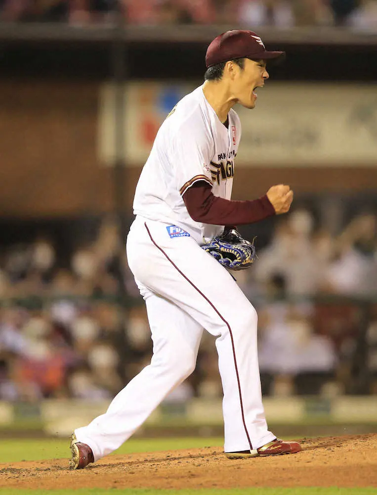 【画像・写真】楽天エース・則本吠えた8勝　1カ月ぶり白星に「とにかくチームの力になりたい気持ちだけ」