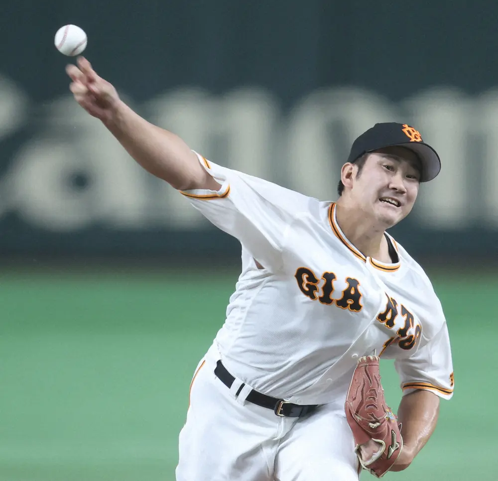 【画像・写真】巨人・菅野　13日ヤクルト戦先発で村上封じだ「いい流れで投球できるように頑張ります」