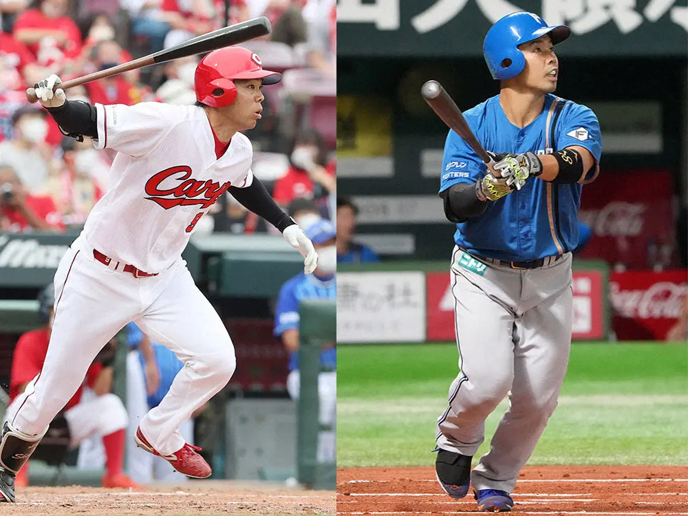 【画像・写真】8月度の「スカパー！サヨナラ賞」　セは広島・秋山、パは日本ハム・近藤がともに初受賞