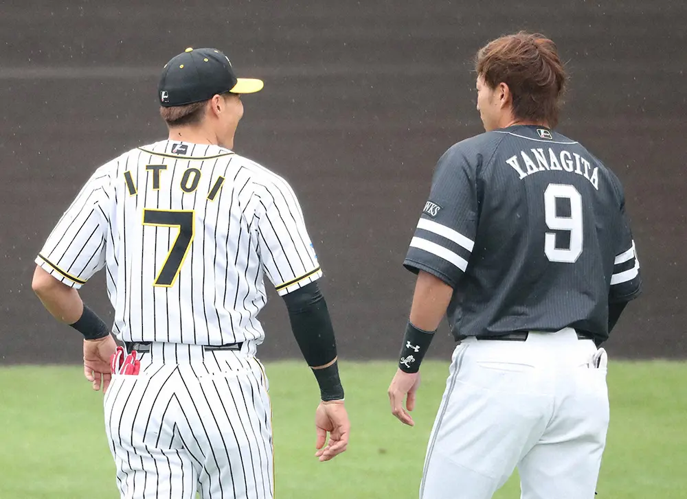 【画像・写真】ソフトバンク柳田　現役引退発表の阪神糸井に労いコメント「今の自分があるのも嘉男さんのおかげ」