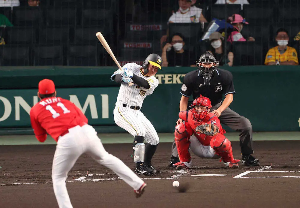 【画像・写真】阪神・糸原「糸井さんの思いしっかり受け止めて」引退の先輩にささげる今季4度目の猛打賞