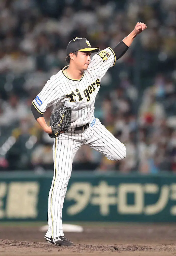 【画像・写真】阪神の負けない男・島本「もっと大事な場面や勝ち試合で投げられるように」無敗記録まだまだ伸ばす