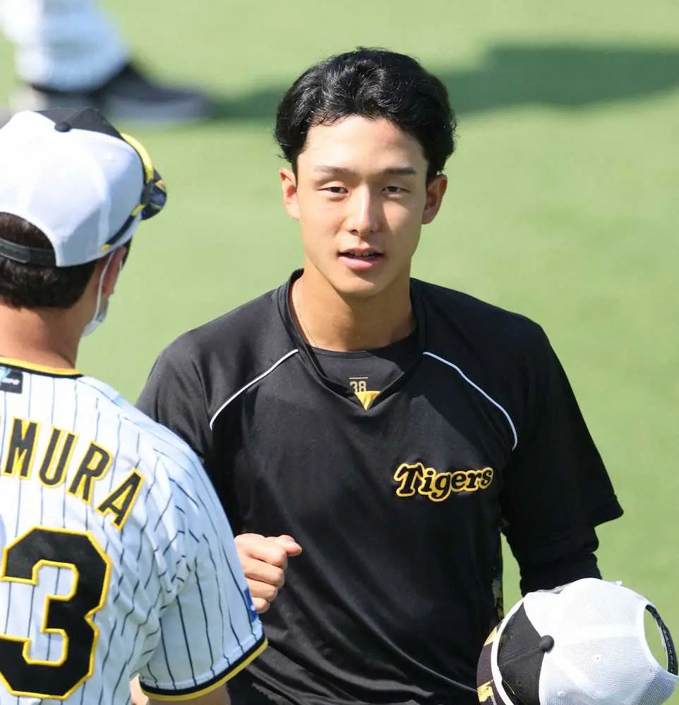 【画像・写真】阪神・小幡が1軍合流　2軍で9試合連続安打中