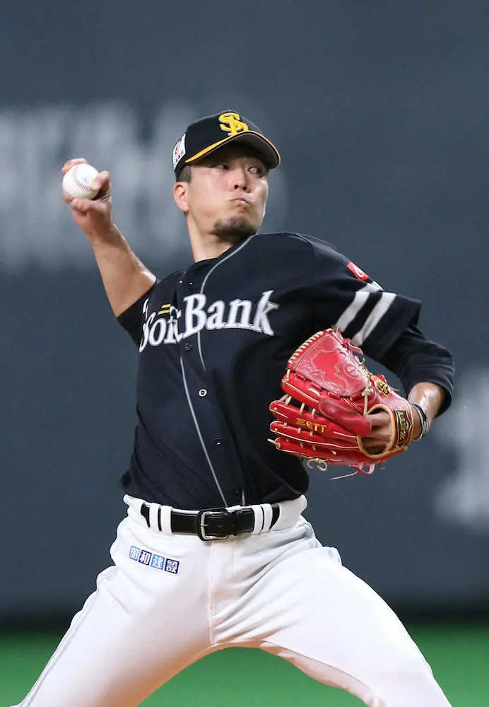 【画像・写真】ソフトバンク千賀　海外FA権取得「感謝の気持ちでいっぱい」