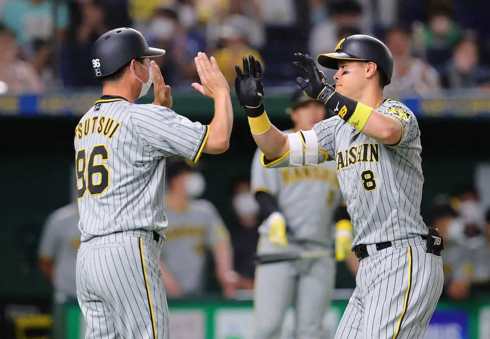 【画像・写真】阪神・佐藤輝　90打席ぶりの一発も惜敗「目の前の試合を一試合一試合ね、勝ちに行きます」