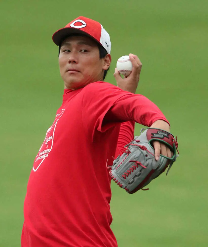 【画像・写真】広島同率3位浮上　守護神・栗林、CSへ残り6戦全部投げる「場所を選ばず、任されたところを全力で」
