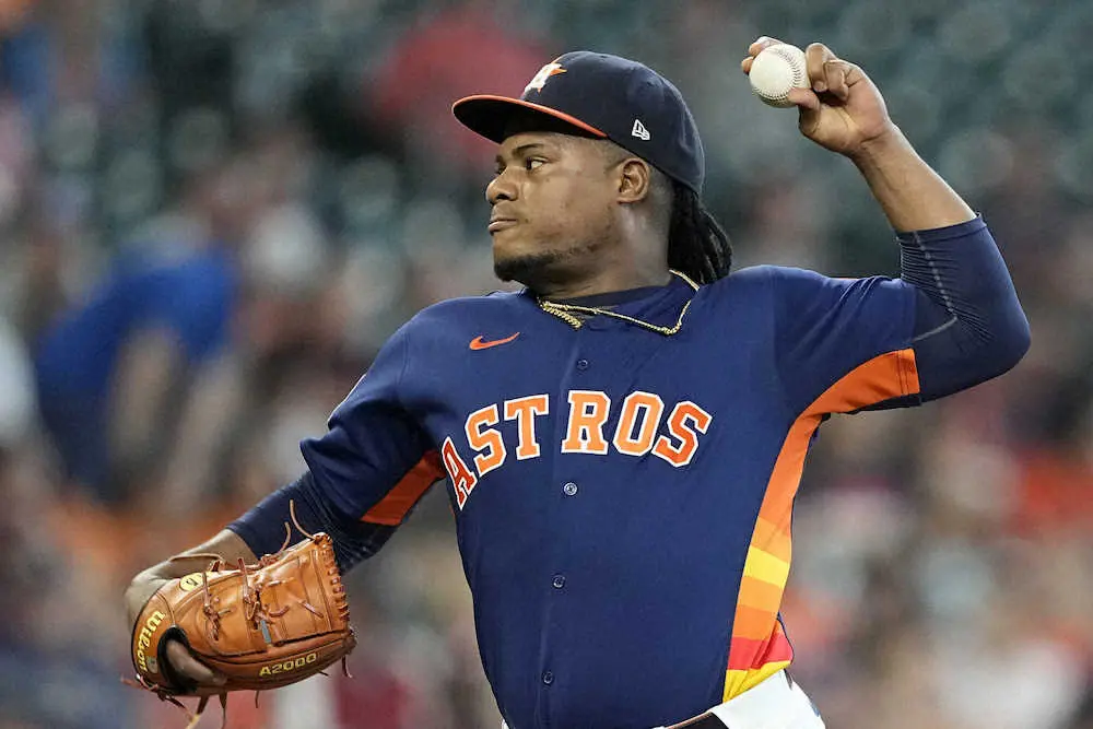 【画像・写真】アストロズのバルデス　25試合連続クオリティースタートのシーズン記録達成