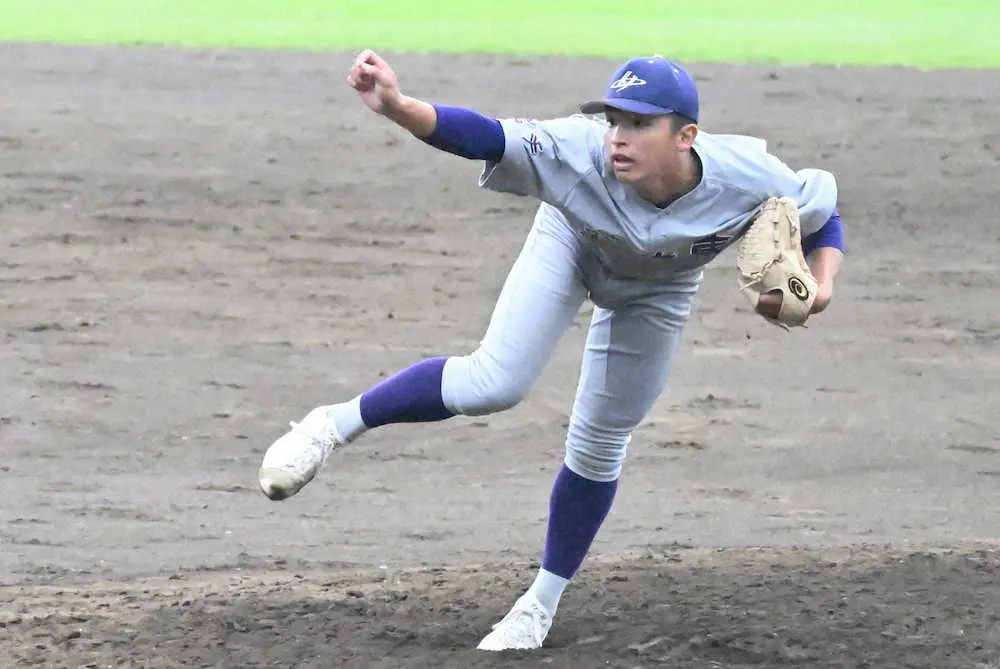 【画像・写真】一関学院撃破の鍵　花巻東に「斎藤響介2世」　阿部颯太の成長に佐々木監督「存在は非常に大きい」