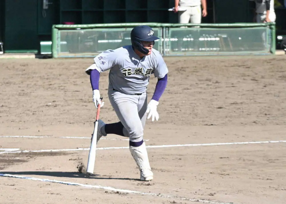 【画像・写真】花巻東・麟太郎　3安打で一関学院撃破「全員でつなぐことを意識した」