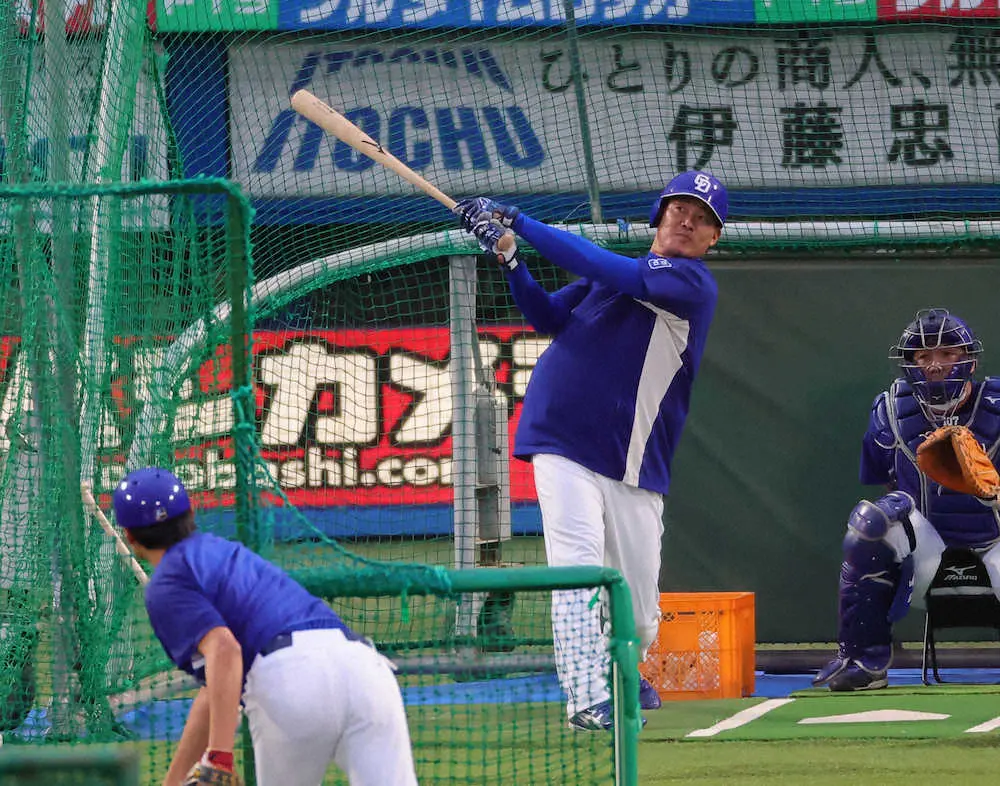 【画像・写真】中日・福留　23日引退セレモニーの試合前練習をYouTubeで生配信　午後1時30分から同4時予定