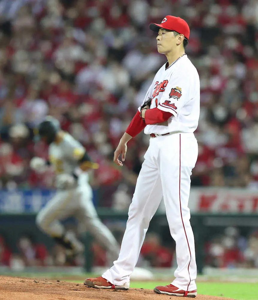 【画像・写真】広島・大瀬良まさか　初回に特大被弾含む4失点　必勝期す一戦で痛恨の立ち上がり