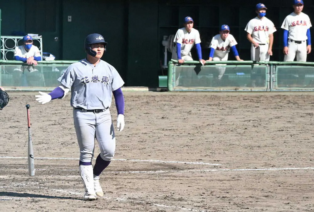【画像・写真】花巻東・佐々木麟太郎が88号で巨人・中田超え　球場騒然の場外弾