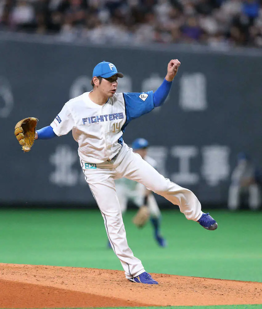 【画像・写真】日本ハム・加藤　与四球わずか11で最少記録更新確実　規定投球回到達＆8勝目