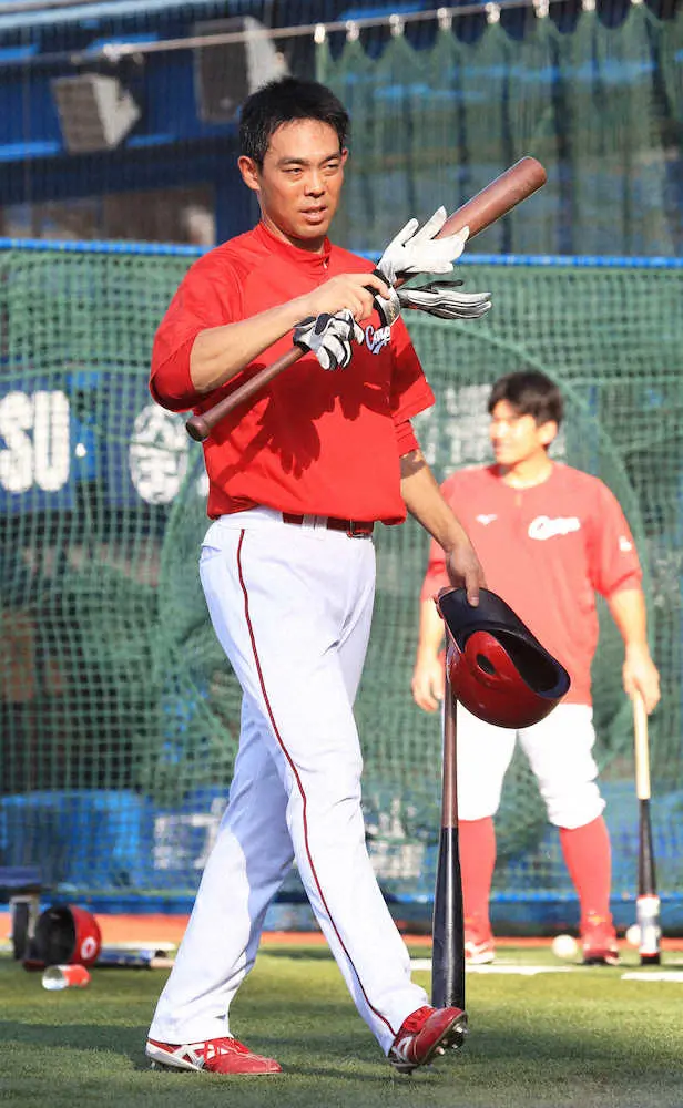 【画像・写真】広島・秋山、実績復帰　2軍戦で2打席に立って2三振