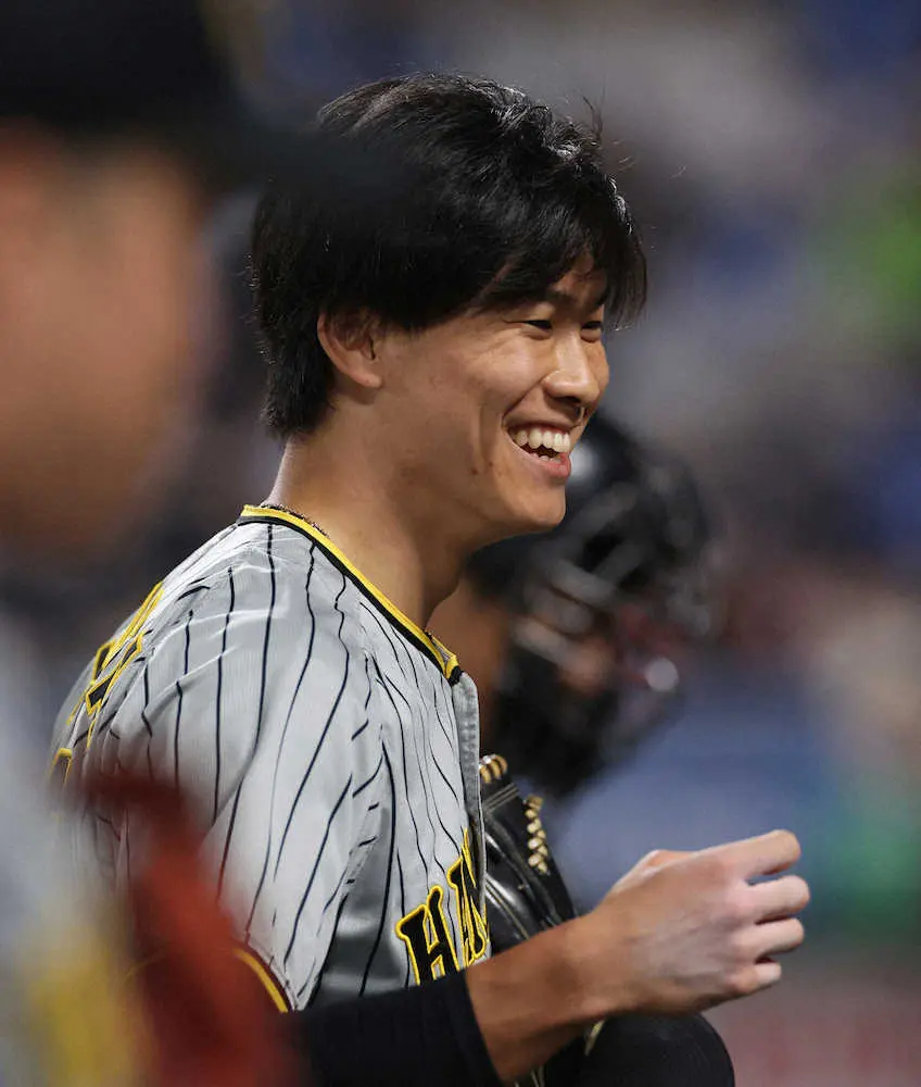 【画像・写真】阪神・湯浅、村上K斬りで26試合連続無失点!　セ最多タイ43HPに伸ばして膨らむ初タイトルの期待
