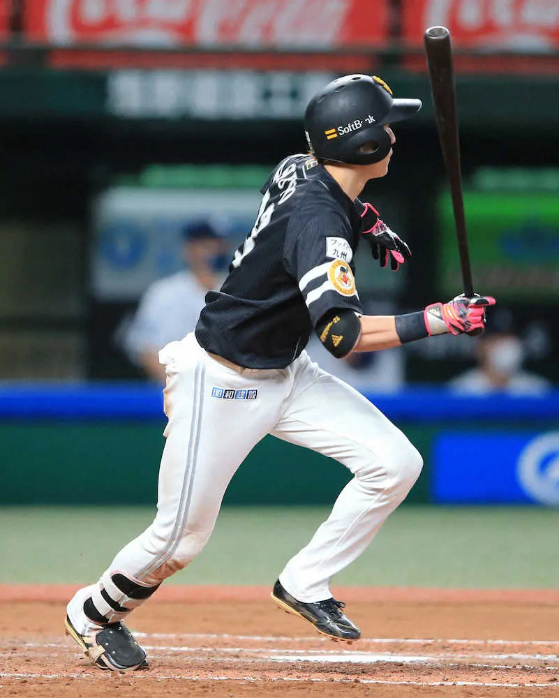 【画像・写真】ソフトB・周東　孤軍奮闘の猛打賞「うまく対応できたかな」