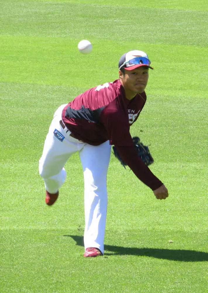 【画像・写真】楽天・則本「嶋さんの要求通りに投げていただけ。寂しい」引退表明の恩人に感謝