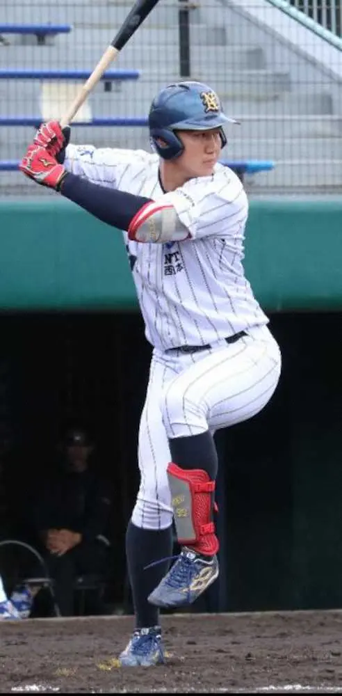 【画像・写真】NTT西日本・徳丸天晴の迷いのないフルスイング　悔しい経験が成長を加速させた