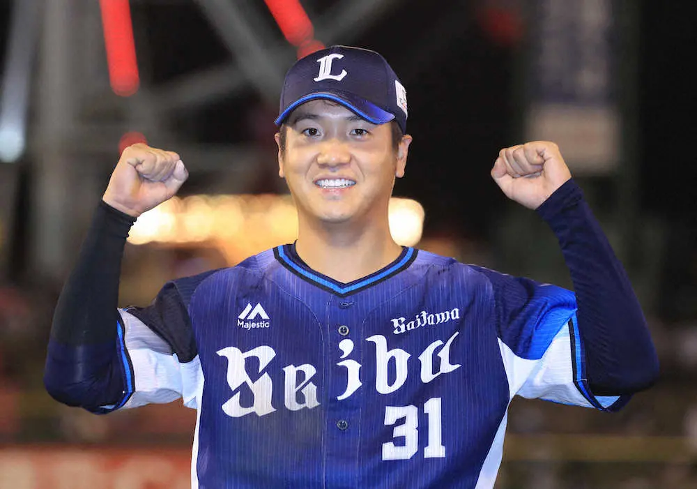 【画像・写真】西武・平沼　日本ハムから移籍後初の一発が値千金　同じ甲子園優勝投手の今井を強力援護