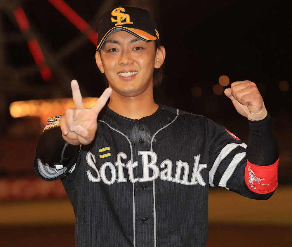 【画像・写真】ソフトB　30日にもV　今宮でM2「松田さんのいいところを受け継いで」熱男魂でお見事決勝打