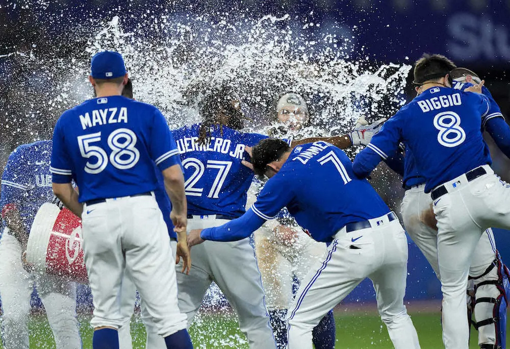 【画像・写真】ブルージェイズのプレーオフ進出が確定　オリオールズの敗戦で2年ぶりのポストシーズン