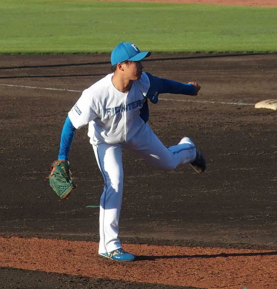 【画像・写真】日本ハムのドラ6左腕・長谷川威　2日の今季最終戦で2度目の1軍昇格へ