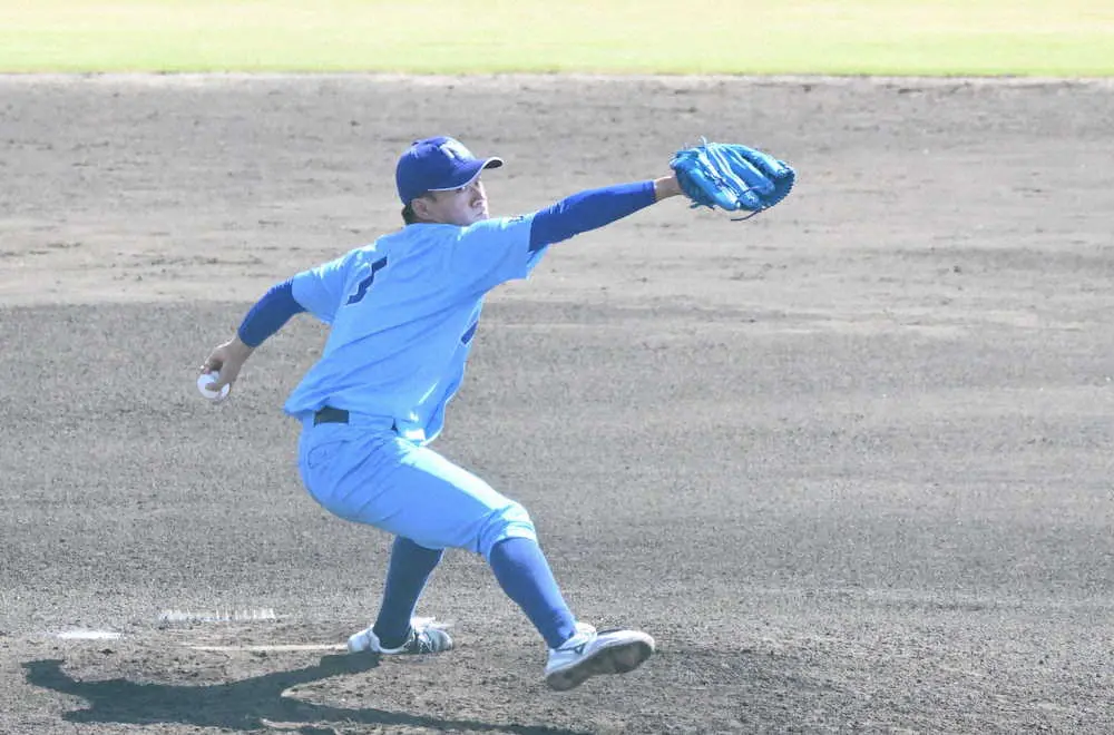 【画像・写真】今秋ドラ1候補の日体大・矢沢　投手専念で今季初勝利！！