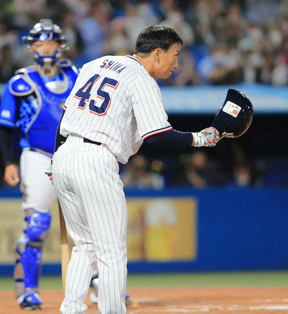 【画像・写真】ヤクルト嶋基宏　あの名言で現役に別れ「見せましょう！ヤクルトスワローズの底力を」