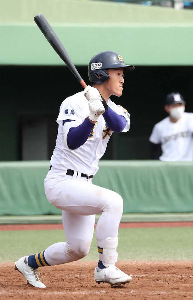 【画像・写真】聖光学院　福島県勢59年ぶり国体決勝！ドラフト候補・山浅が攻守にアピール