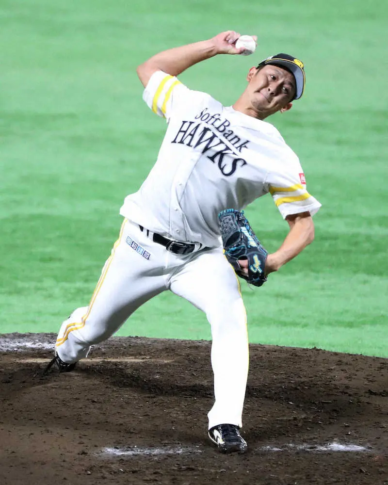 【画像・写真】ソフトバンク　30歳の奥村を育成で再契約へ　今季4試合登板で防御率0.90　9月に右肘手術