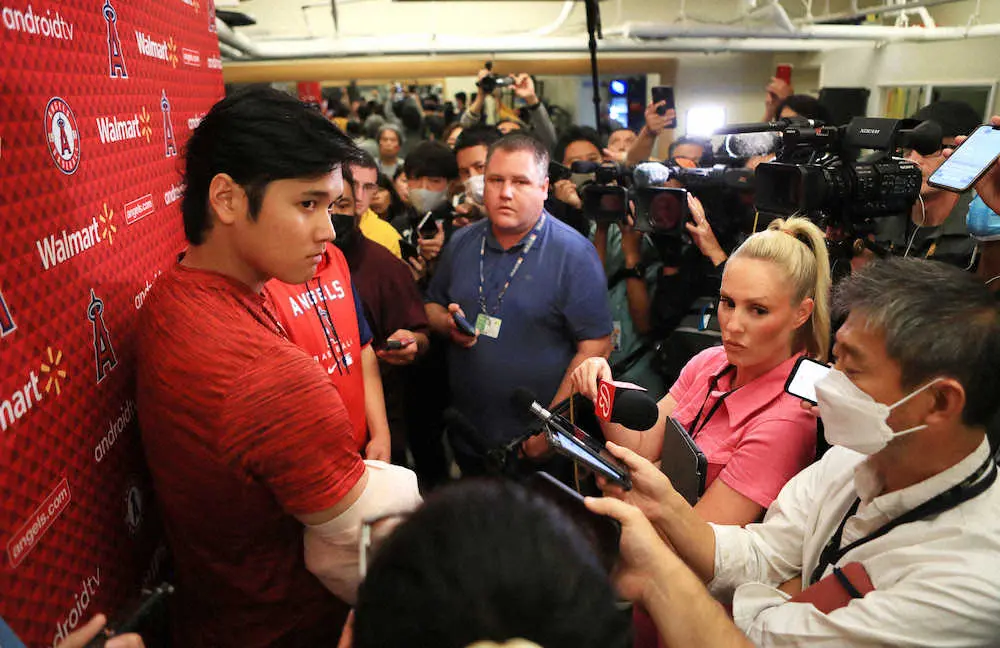 【画像・写真】【大谷翔平と一問一答（1）】史上初W規定達成「個人的には良かった」「今日で終わってしまうのは不本意」