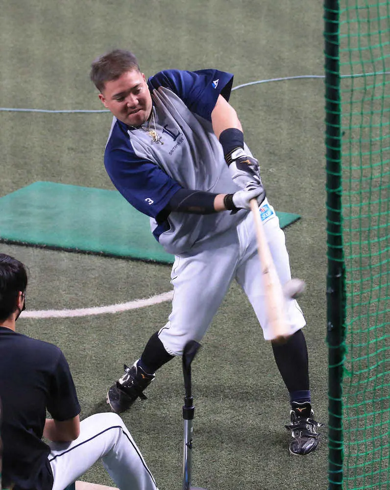 西武 山川 快調フリー打撃で柵越え16本 スポニチ Sponichi Annex 野球