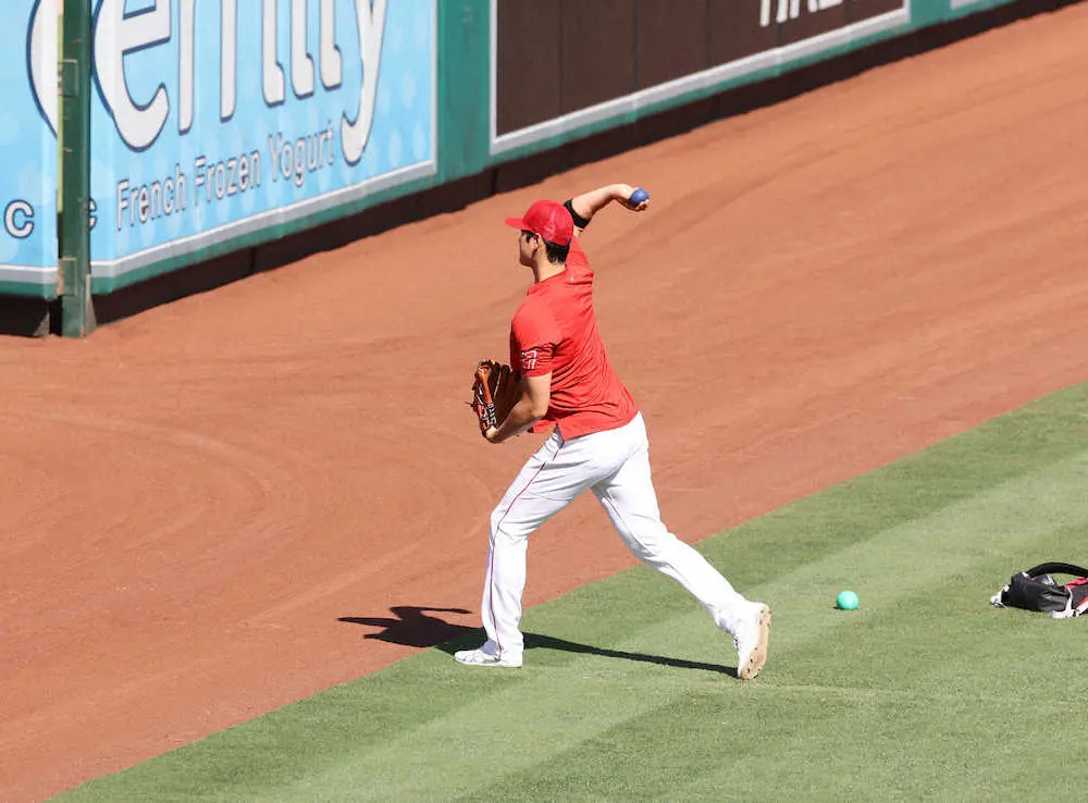 【画像・写真】エンゼルス・大谷の栄光への足跡　本拠スタジアムに刻まれた“Ohtani　line”